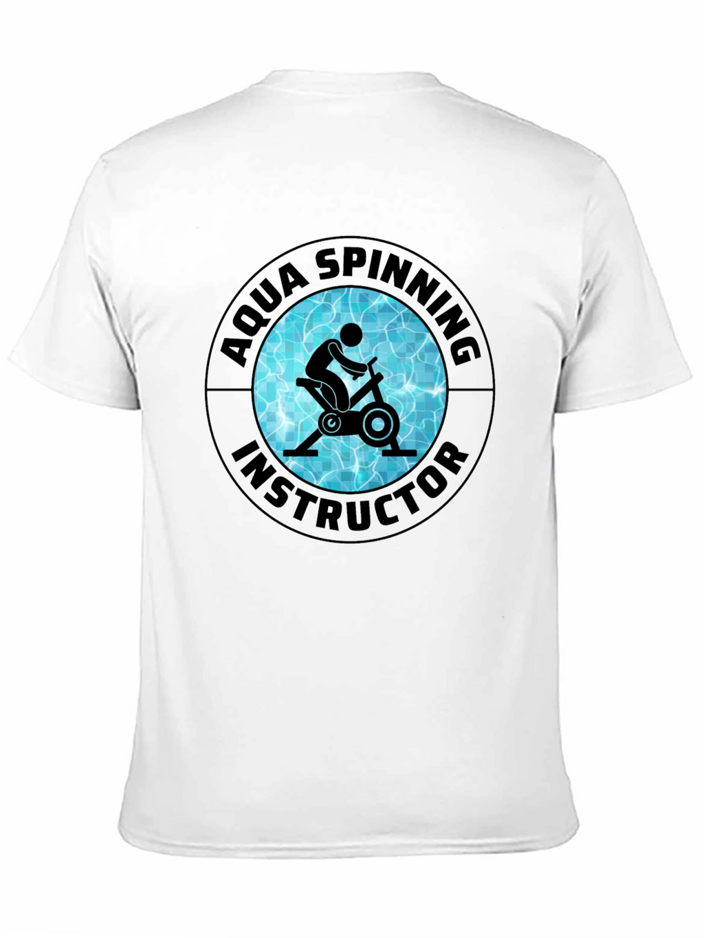Aqua Spinning Instructor Black T-Shirt