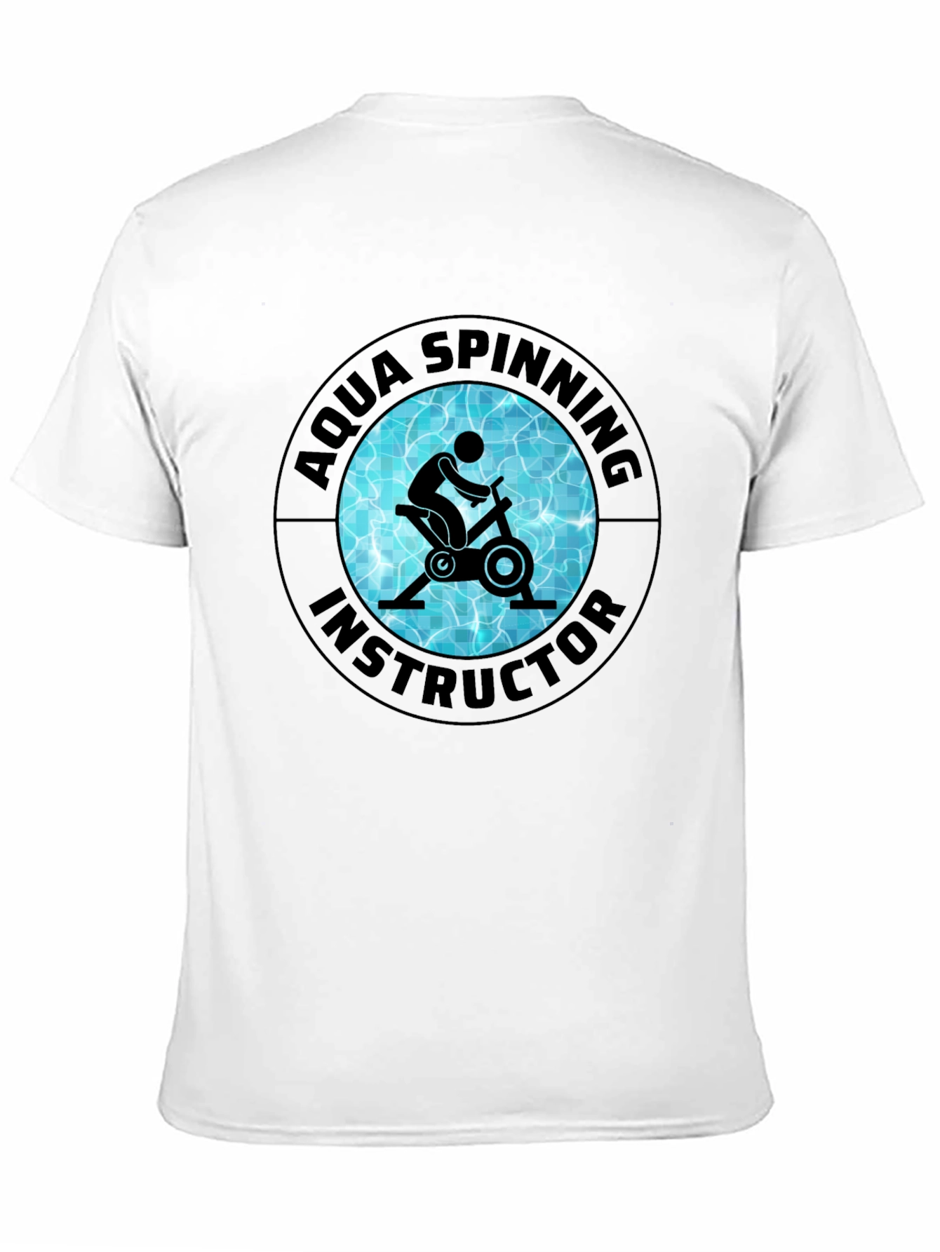 Aqua Spinning Instructor Black T-Shirt