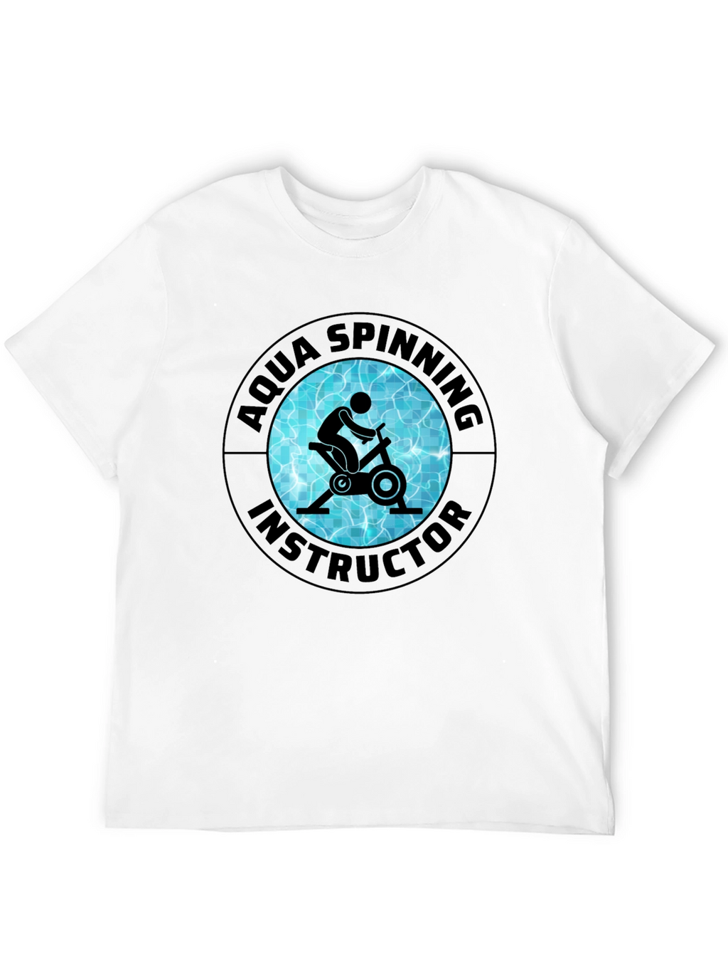 Aqua Spinning Instructor Black T-Shirt