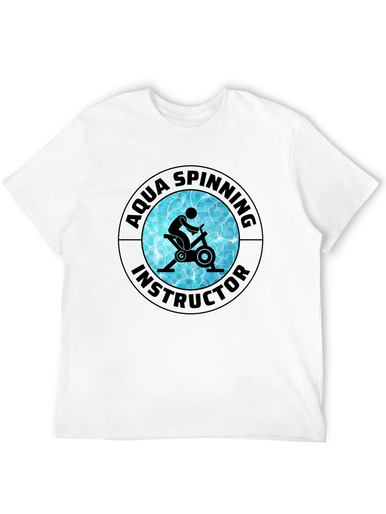 Aqua Spinning Instructor Black T-Shirt