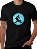 Aqua Spinning Instructor Black T-Shirt