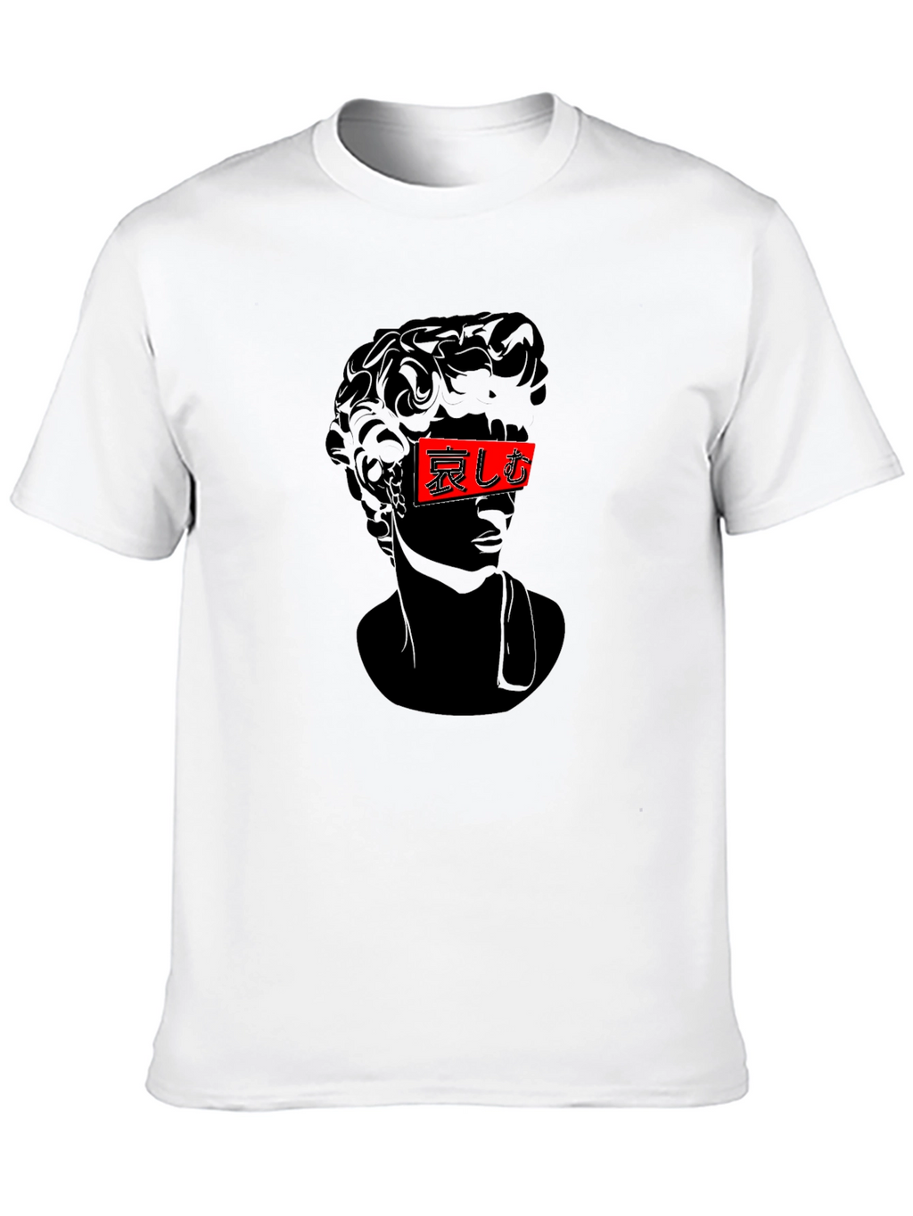 David Statue Graphic Tee - Stylish Streetwear T-Shirt