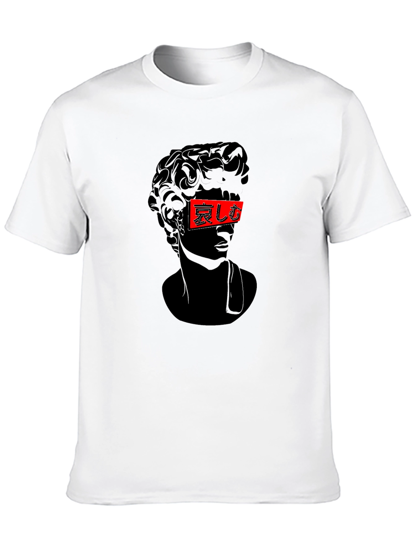 David Statue Graphic Tee - Stylish Streetwear T-Shirt