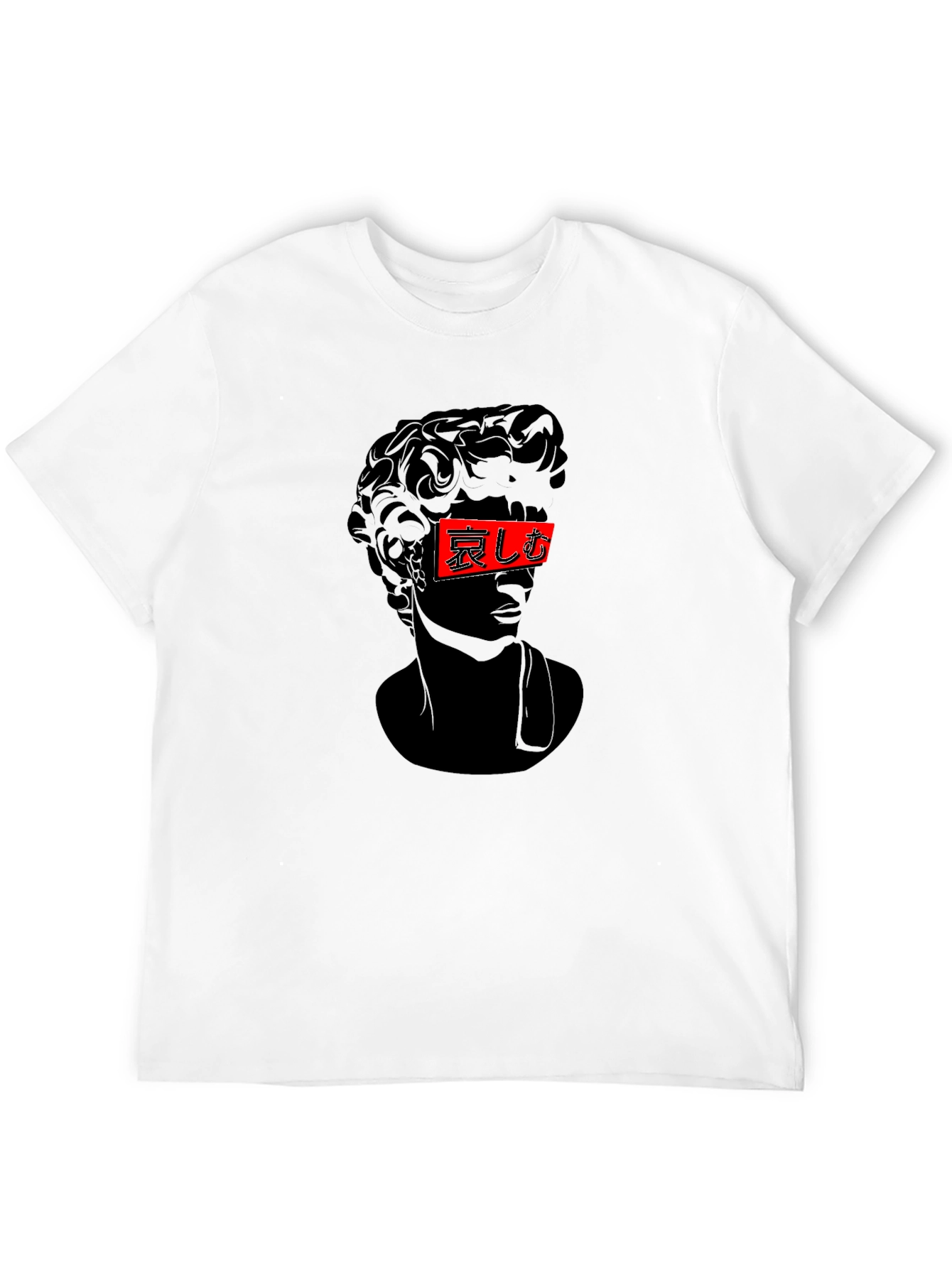 David Statue Graphic Tee - Stylish Streetwear T-Shirt