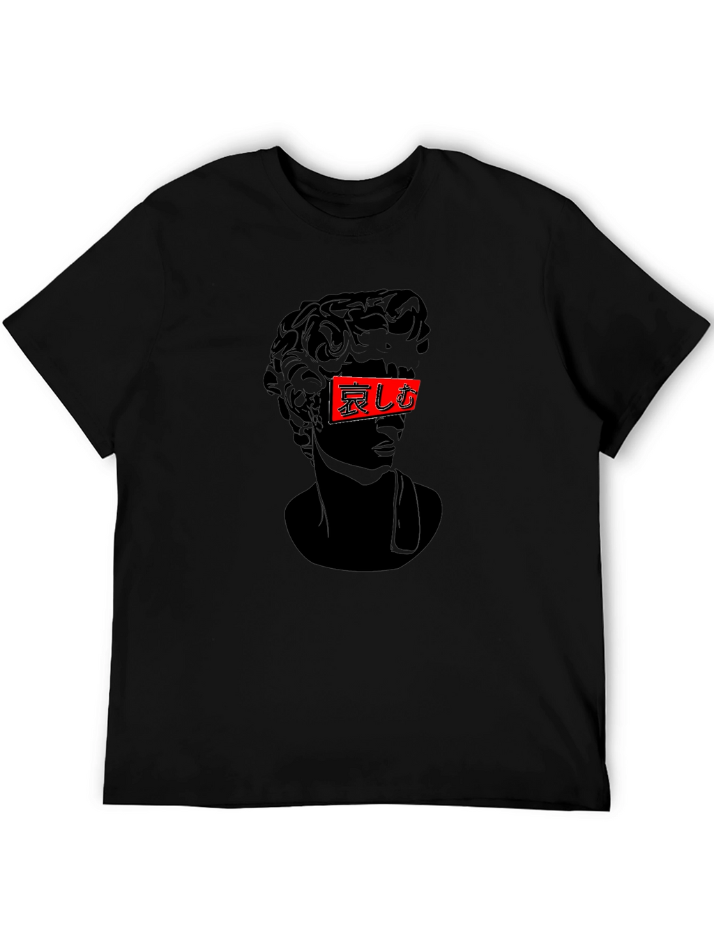 David Statue Graphic Tee - Stylish Streetwear T-Shirt