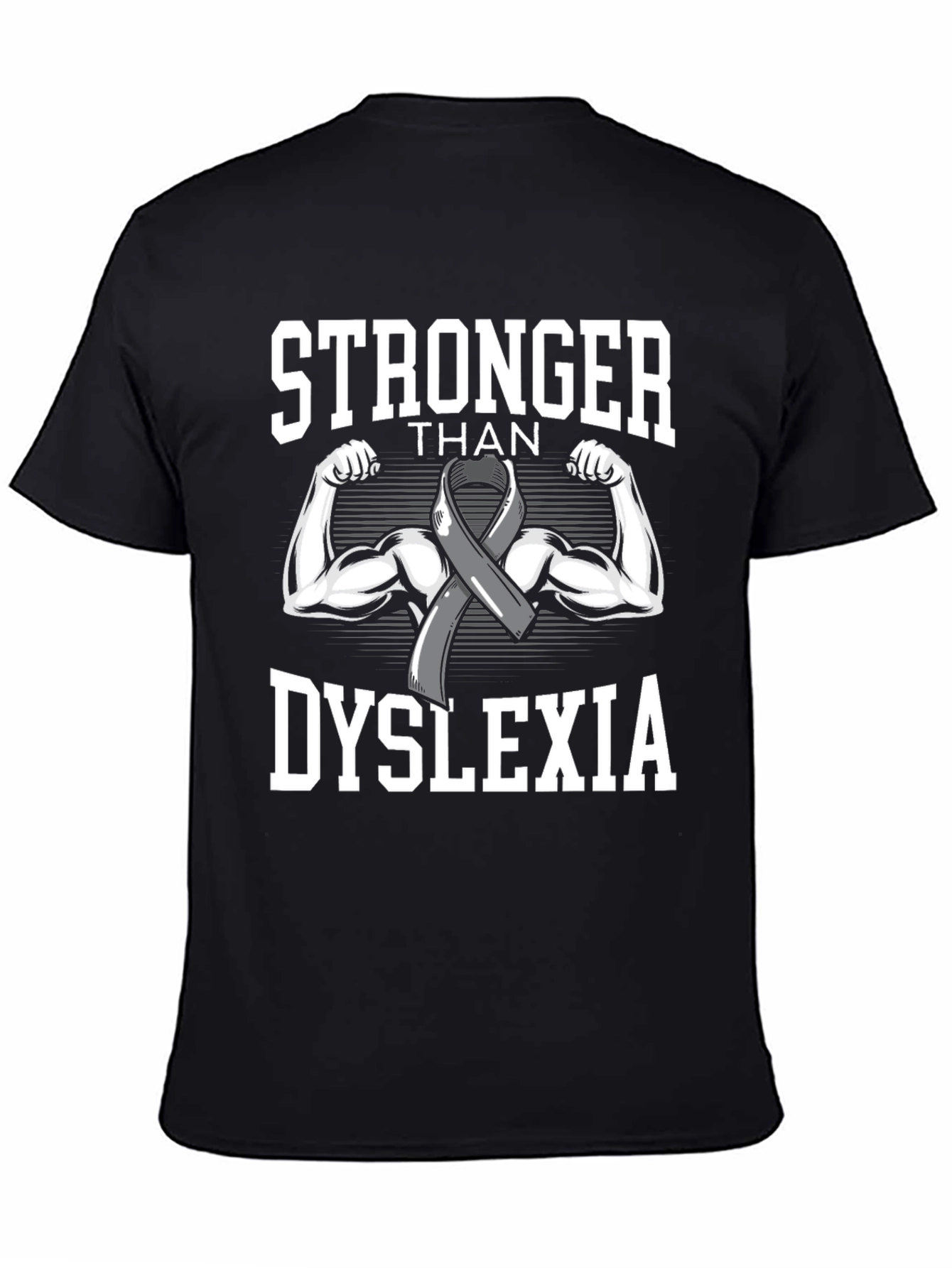 Stronger Than Dyslexia Awareness T-Shirt