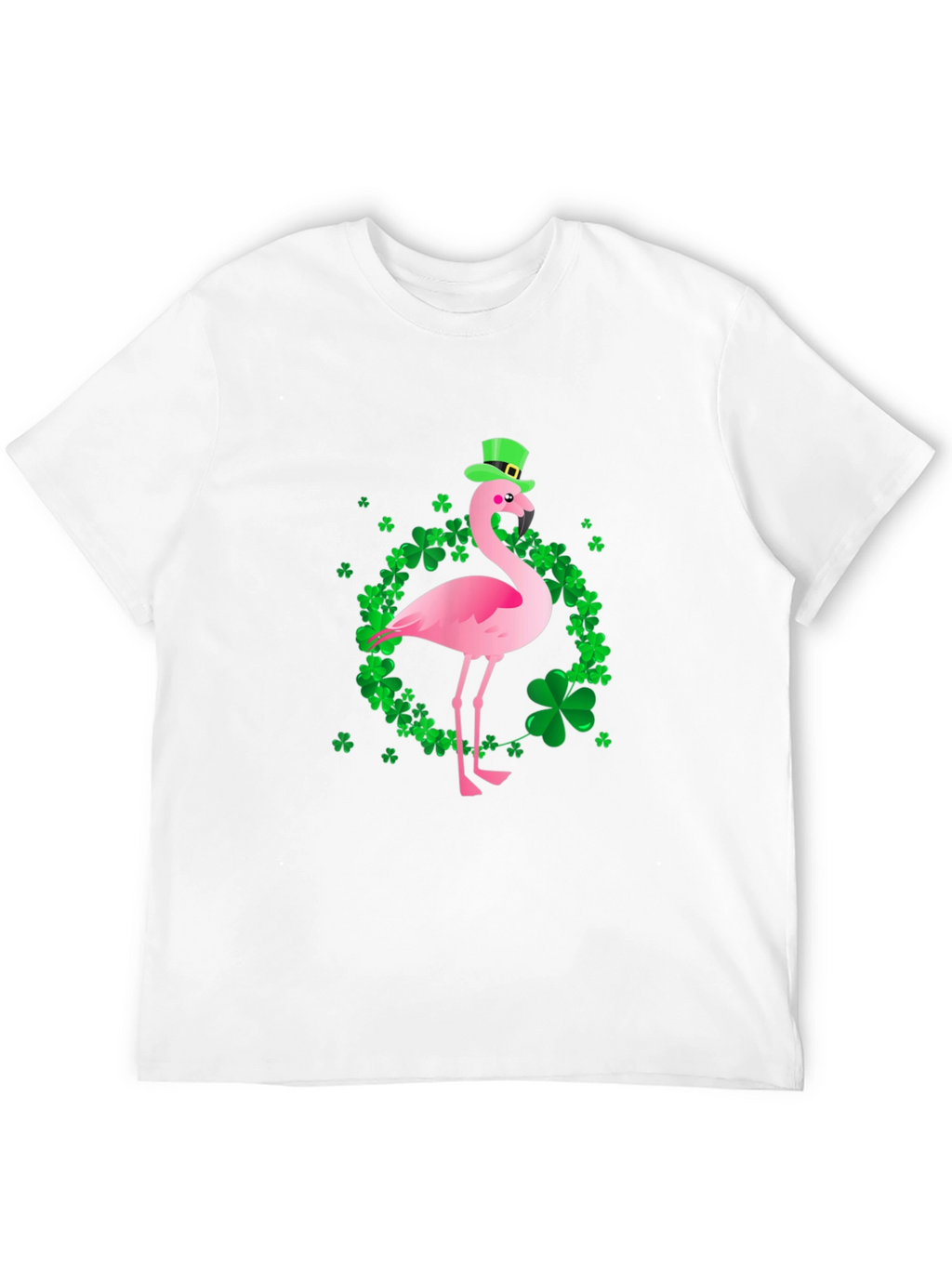 St. Patricks Day Flamingo Graphic Tee