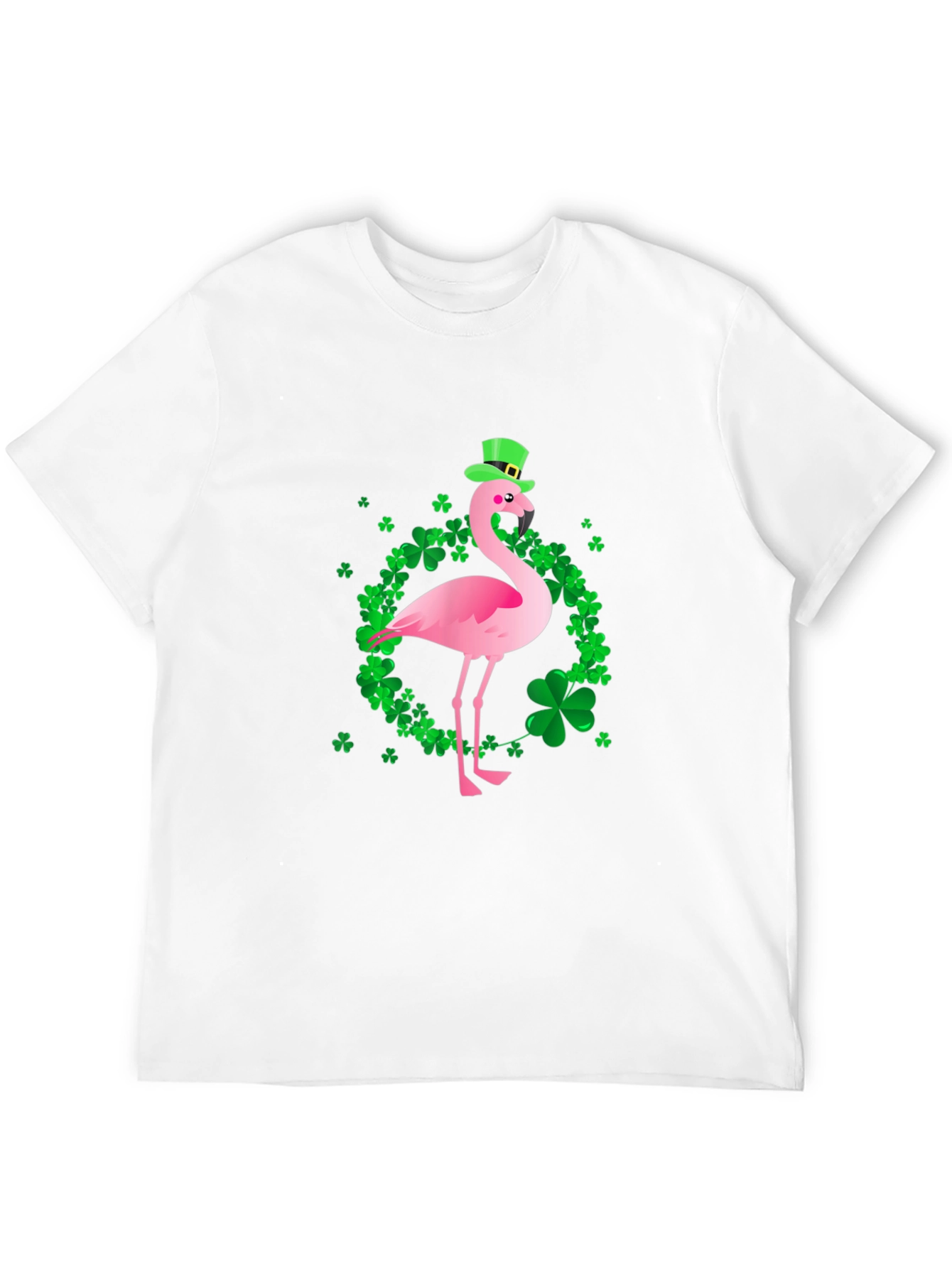 St. Patricks Day Flamingo Graphic Tee
