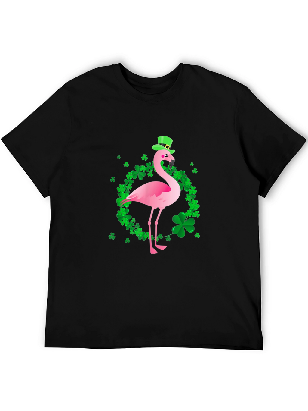 St. Patricks Day Flamingo Graphic Tee