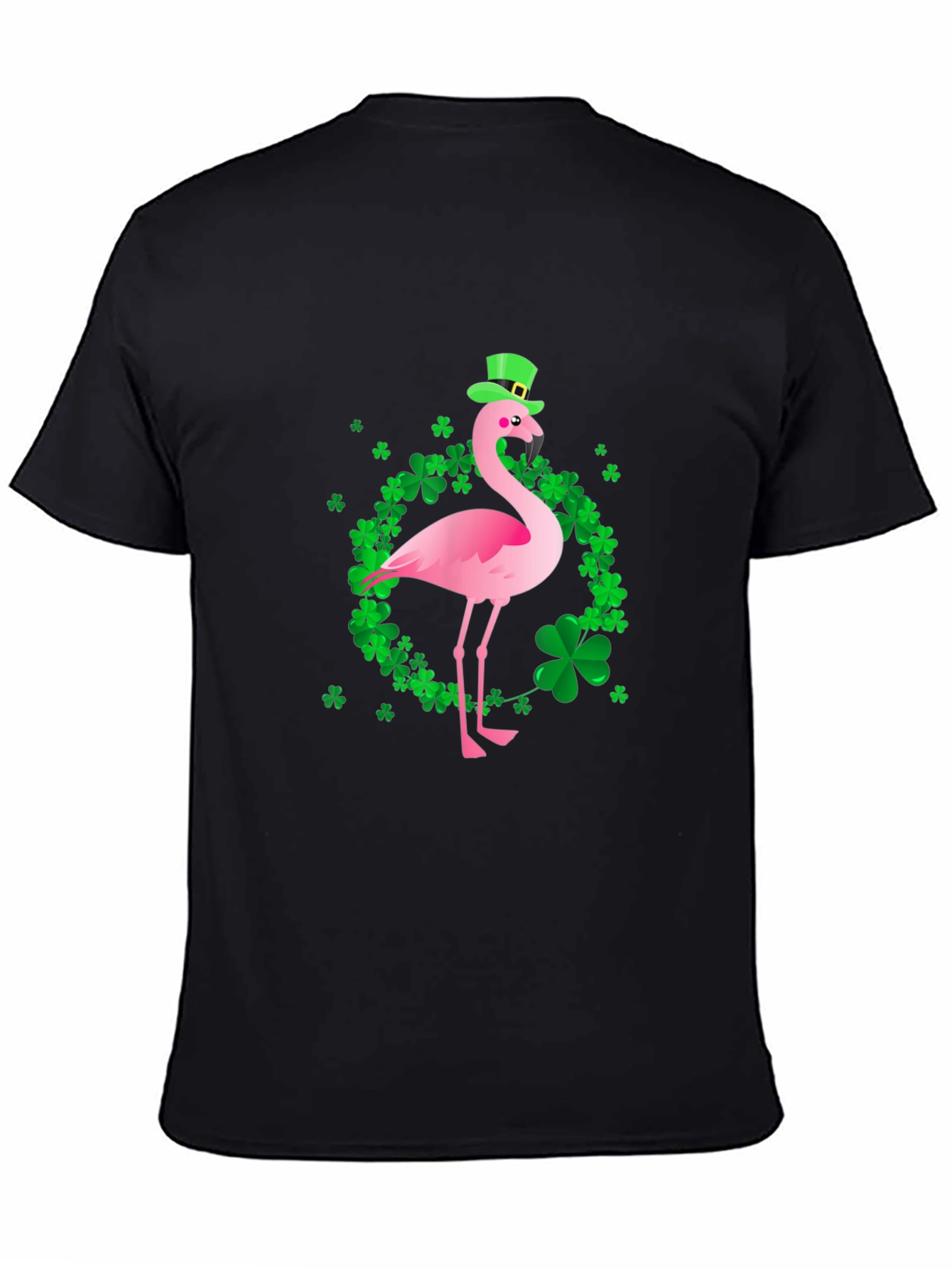 St. Patricks Day Flamingo Graphic Tee