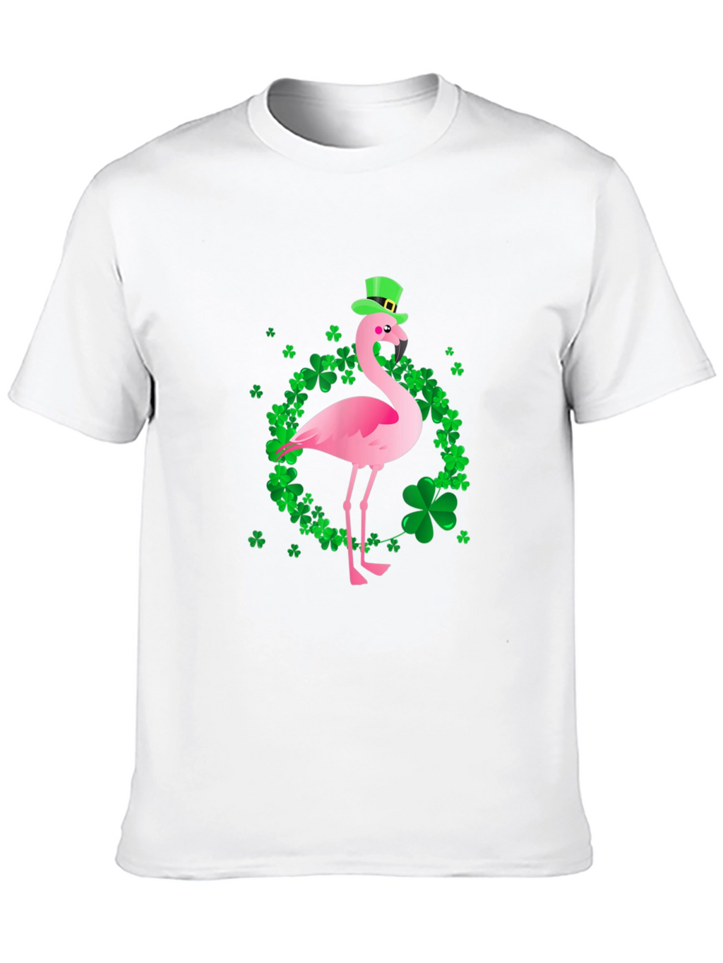 St. Patricks Day Flamingo Graphic Tee