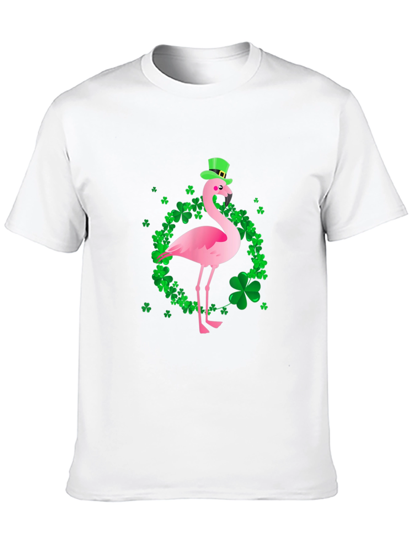 St. Patricks Day Flamingo Graphic Tee