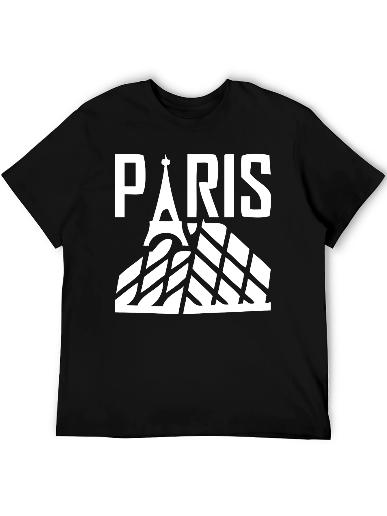 Paris Graphic Tee - Eiffel Tower Mens T-Shirt