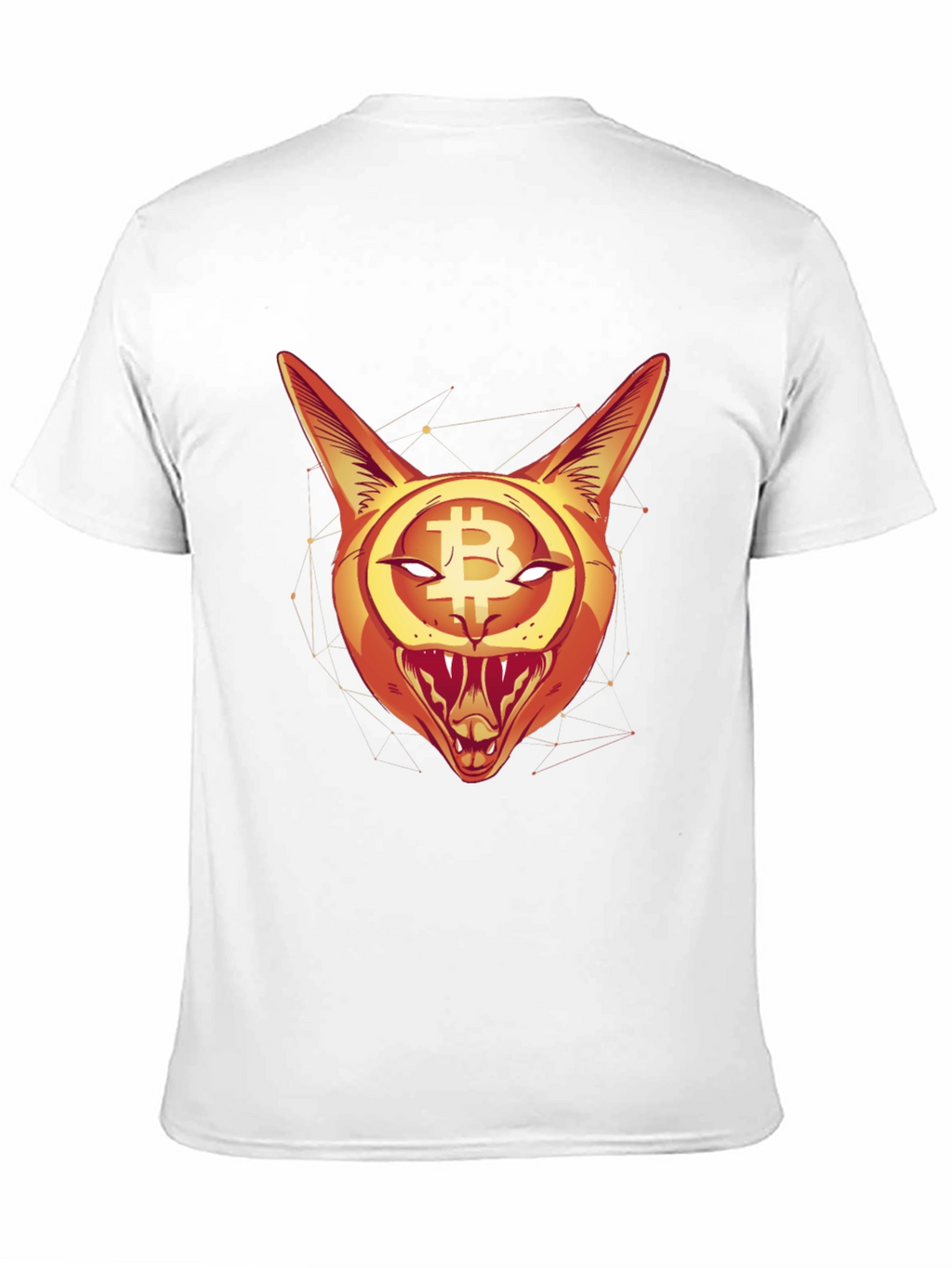 Bitcoin Cat Graphic Tee - Crypto Style