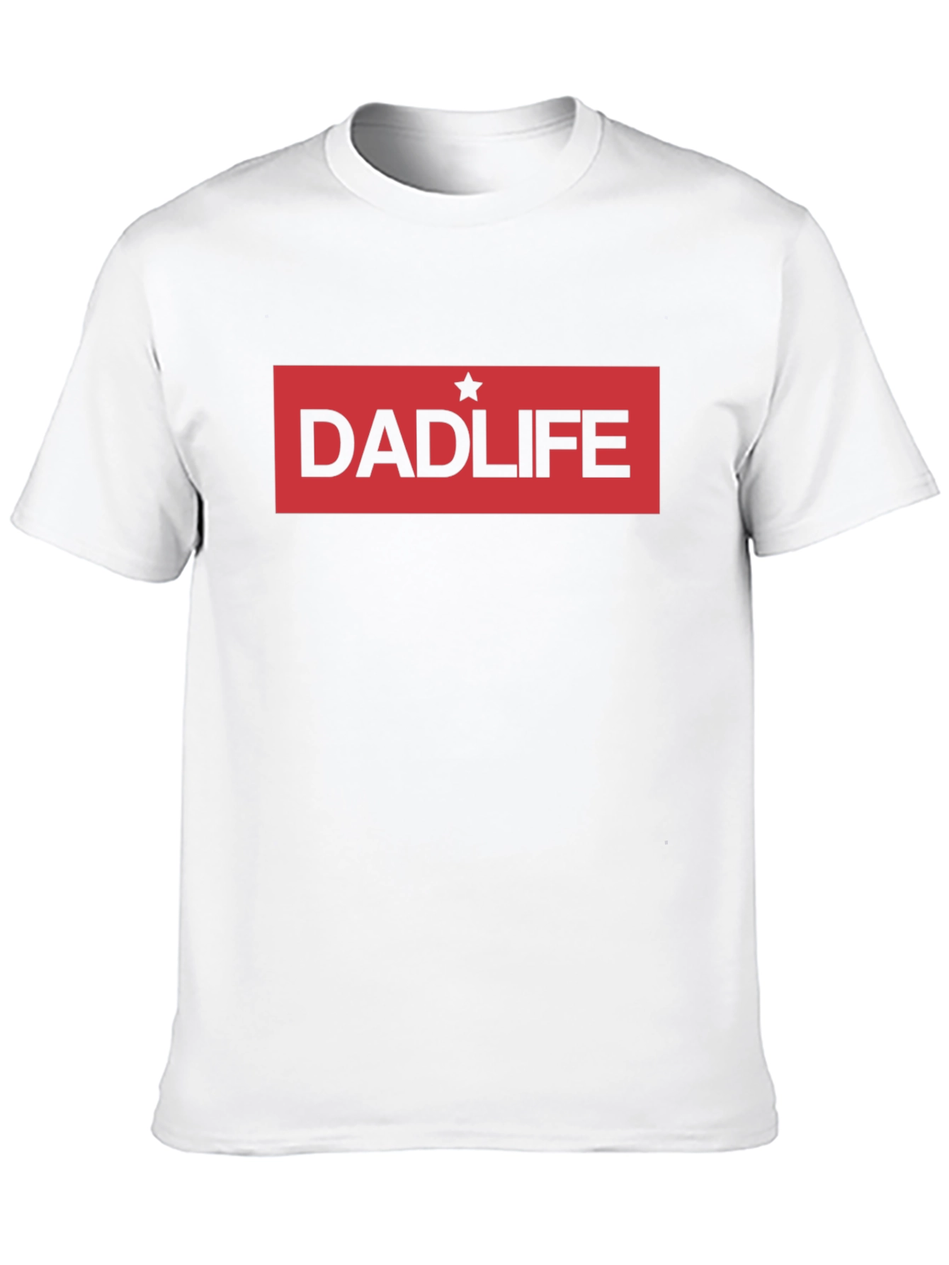 Dad Life Graphic Tee - Black Casual Comfort