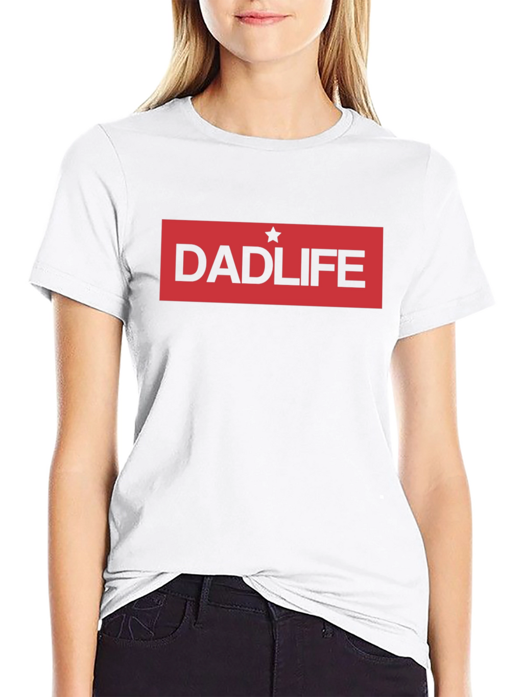 Dad Life Graphic Tee - Black Casual Comfort