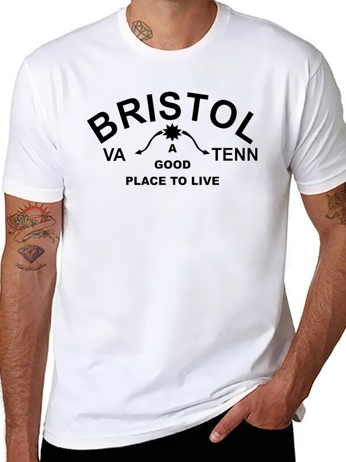Bristol VA/Tenn T-Shirt - A Good Place To Live