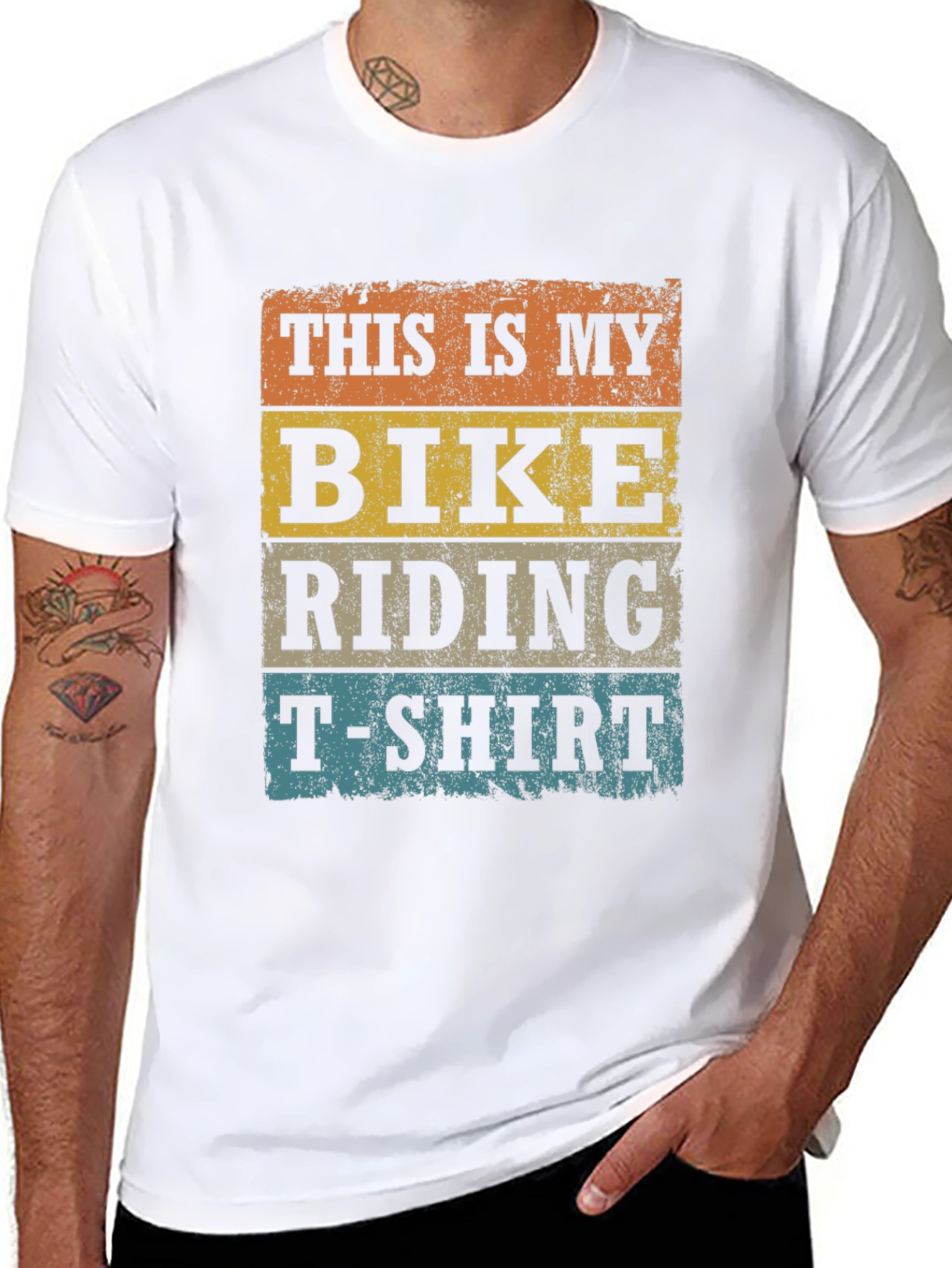 Bike Riding T-Shirt -  Funny Retro Graphic Tee