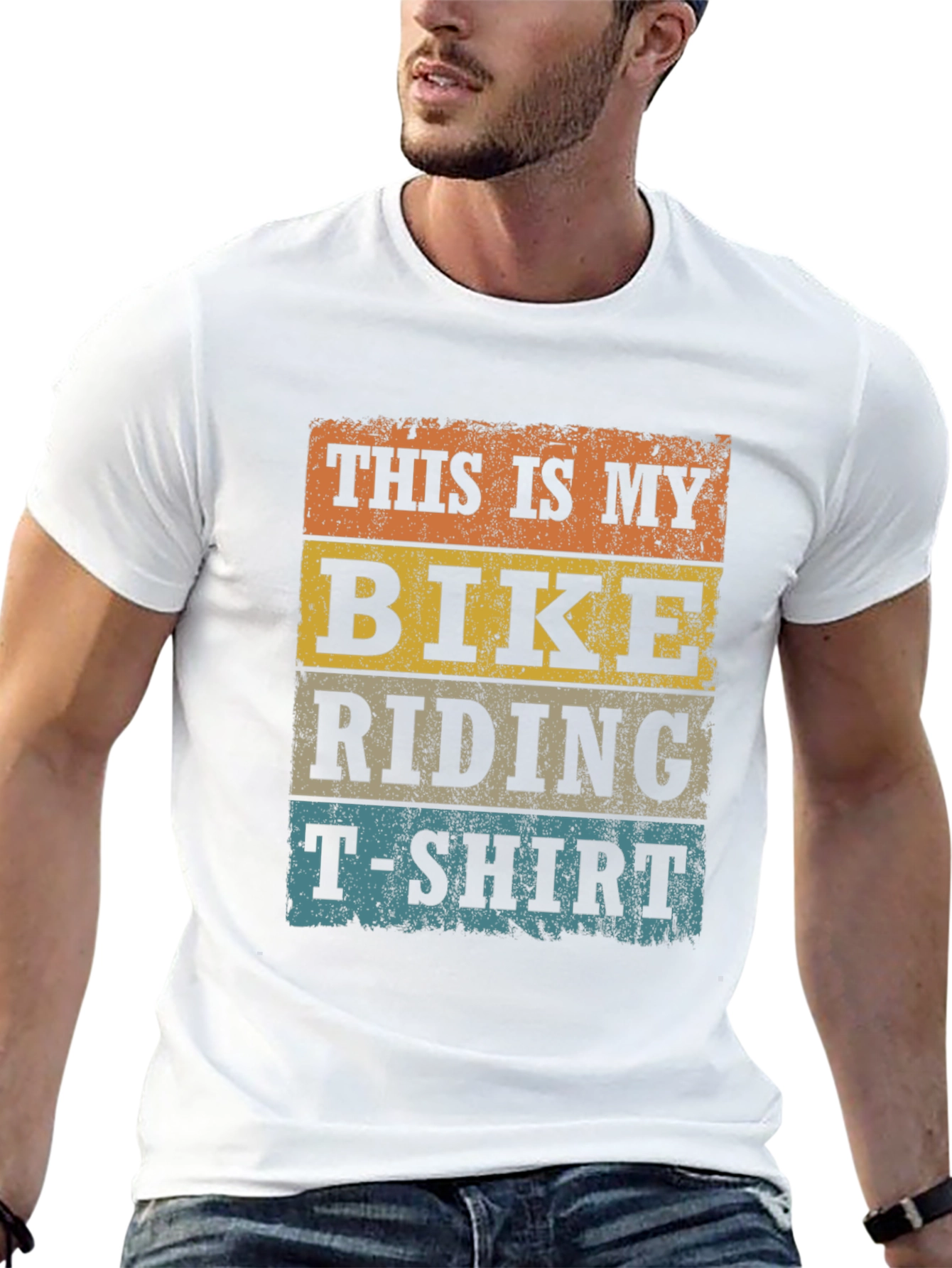 Bike Riding T-Shirt -  Funny Retro Graphic Tee