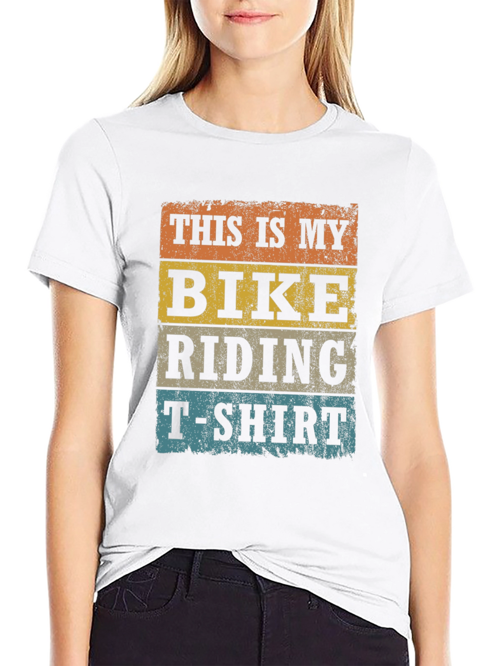 Bike Riding T-Shirt -  Funny Retro Graphic Tee