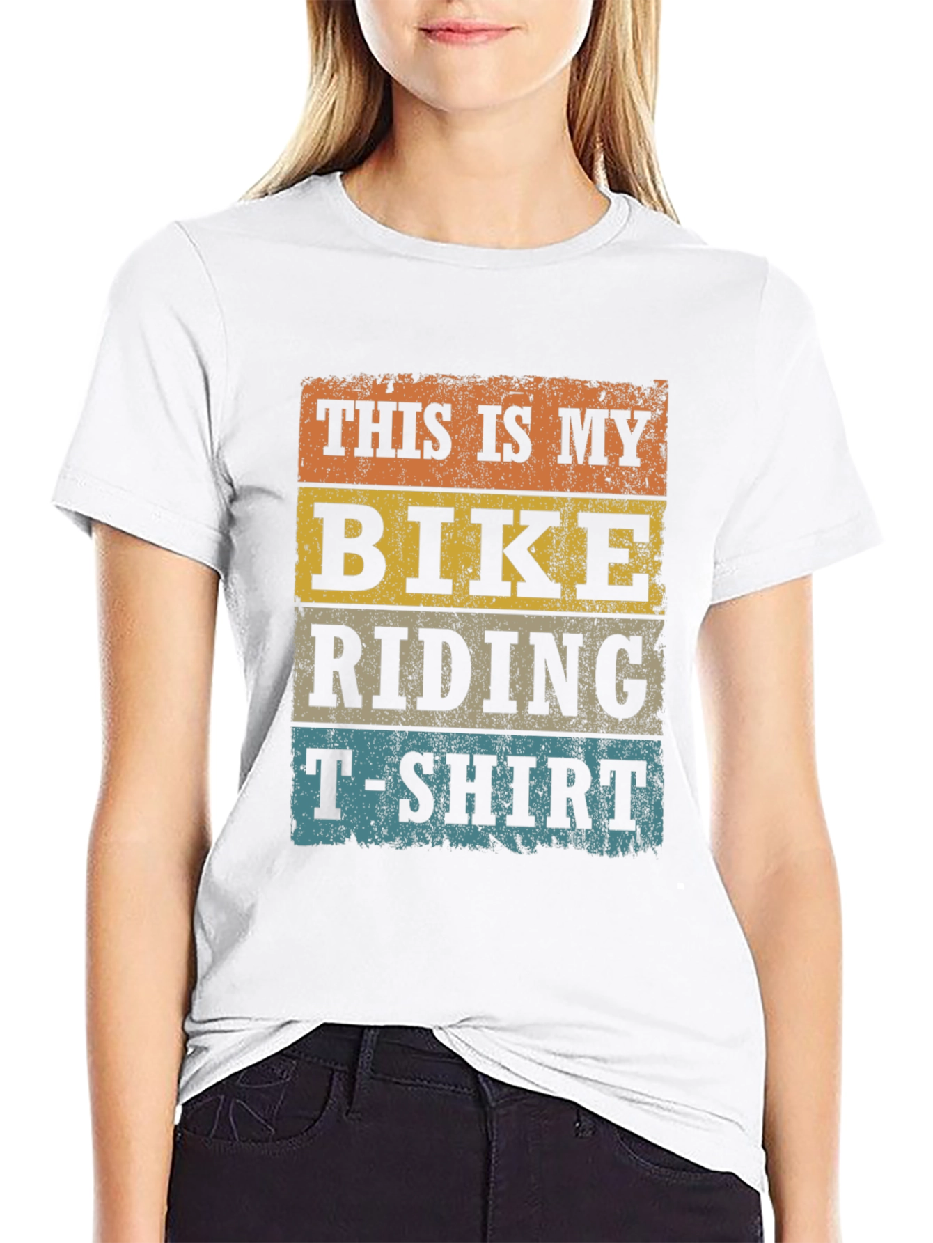 Bike Riding T-Shirt -  Funny Retro Graphic Tee
