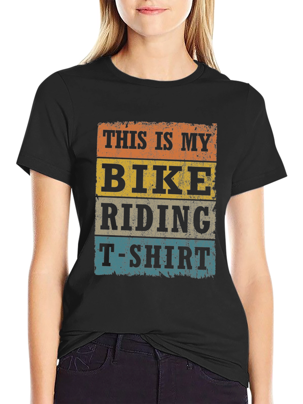 Bike Riding T-Shirt -  Funny Retro Graphic Tee