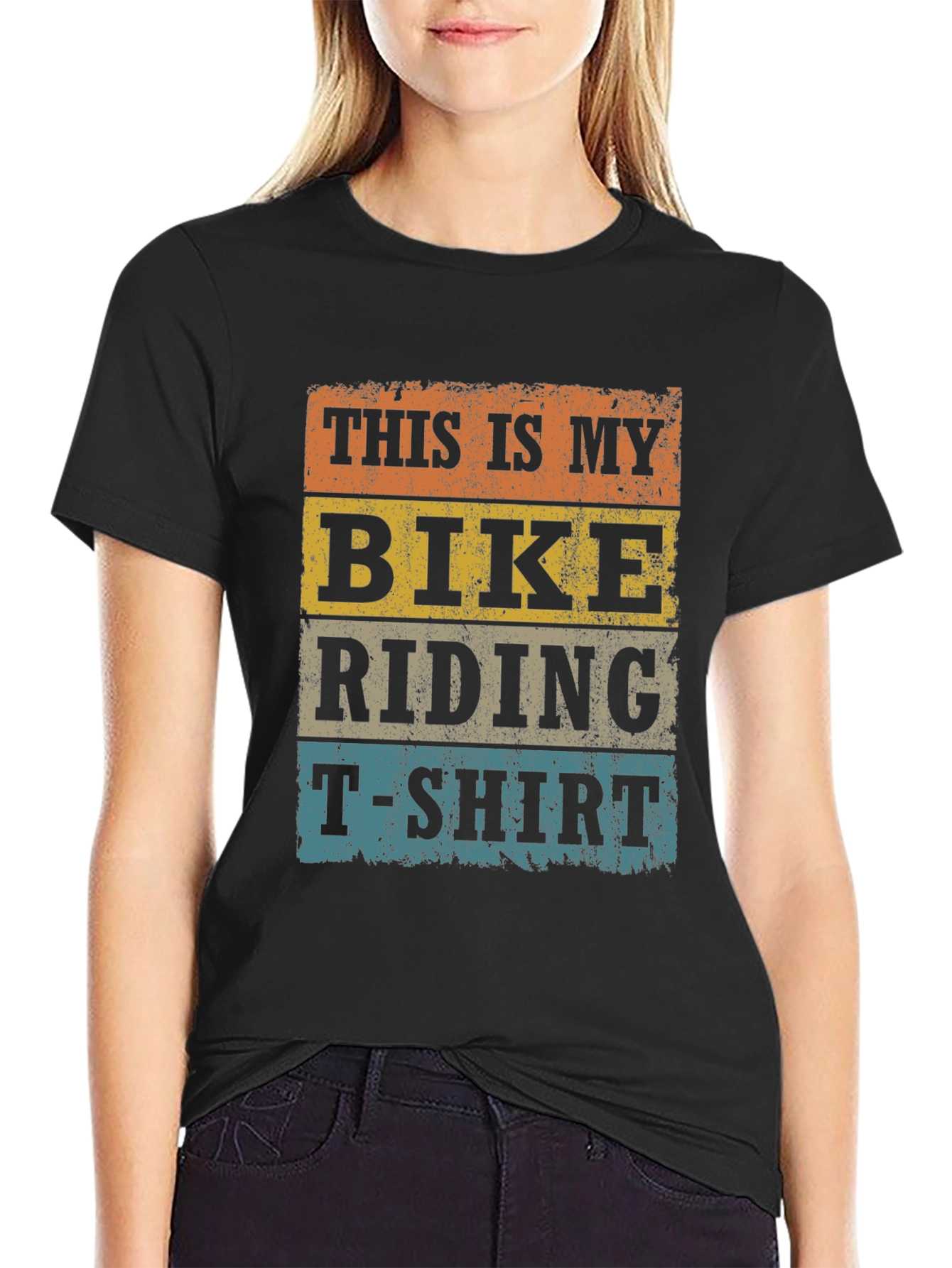 Bike Riding T-Shirt -  Funny Retro Graphic Tee