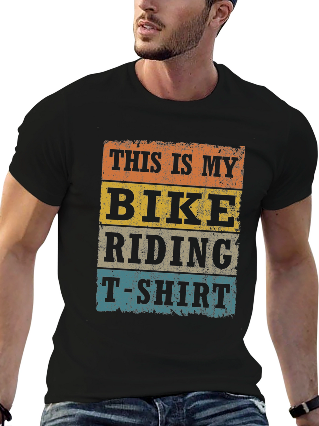 Bike Riding T-Shirt -  Funny Retro Graphic Tee