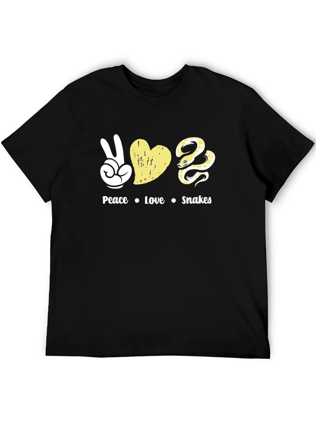 Peace Love Snakes T-Shirt - Unique Graphic Tee