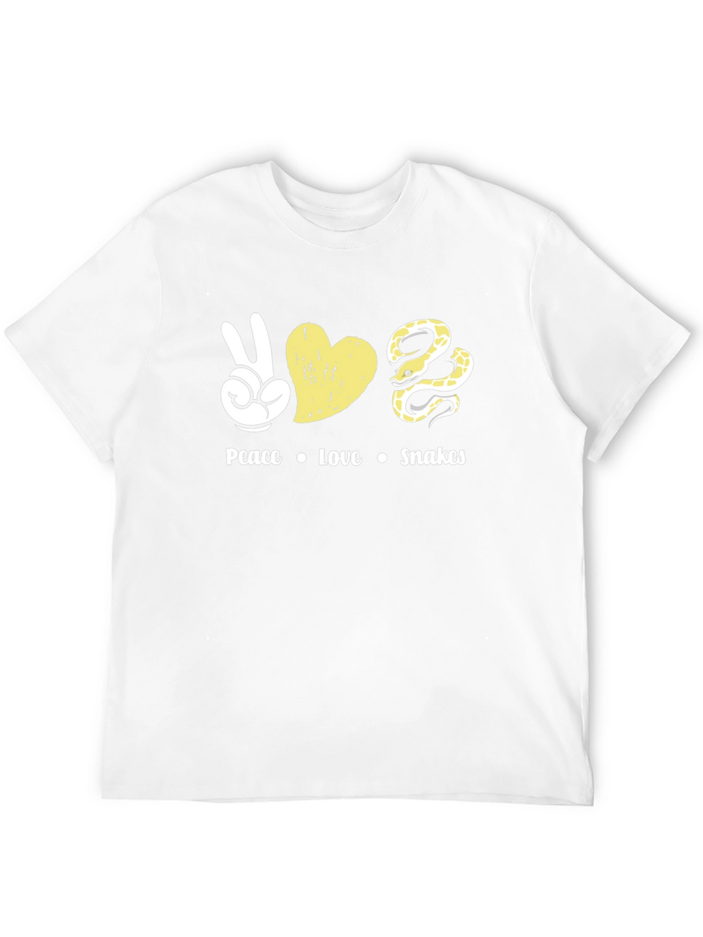 Peace Love Snakes T-Shirt - Unique Graphic Tee