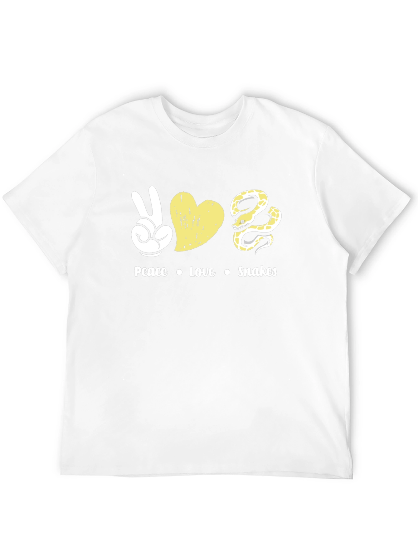 Peace Love Snakes T-Shirt - Unique Graphic Tee