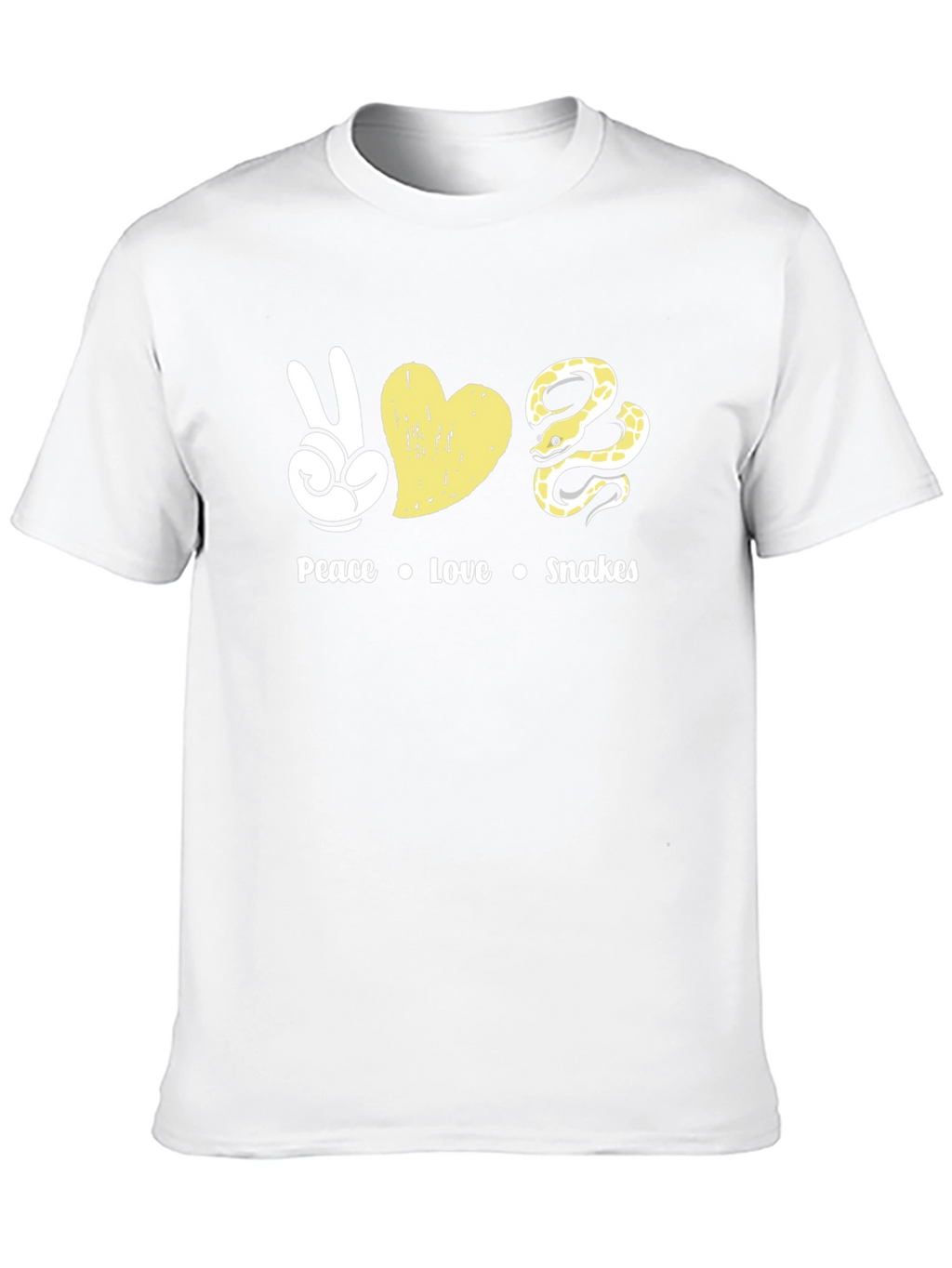 Peace Love Snakes T-Shirt - Unique Graphic Tee