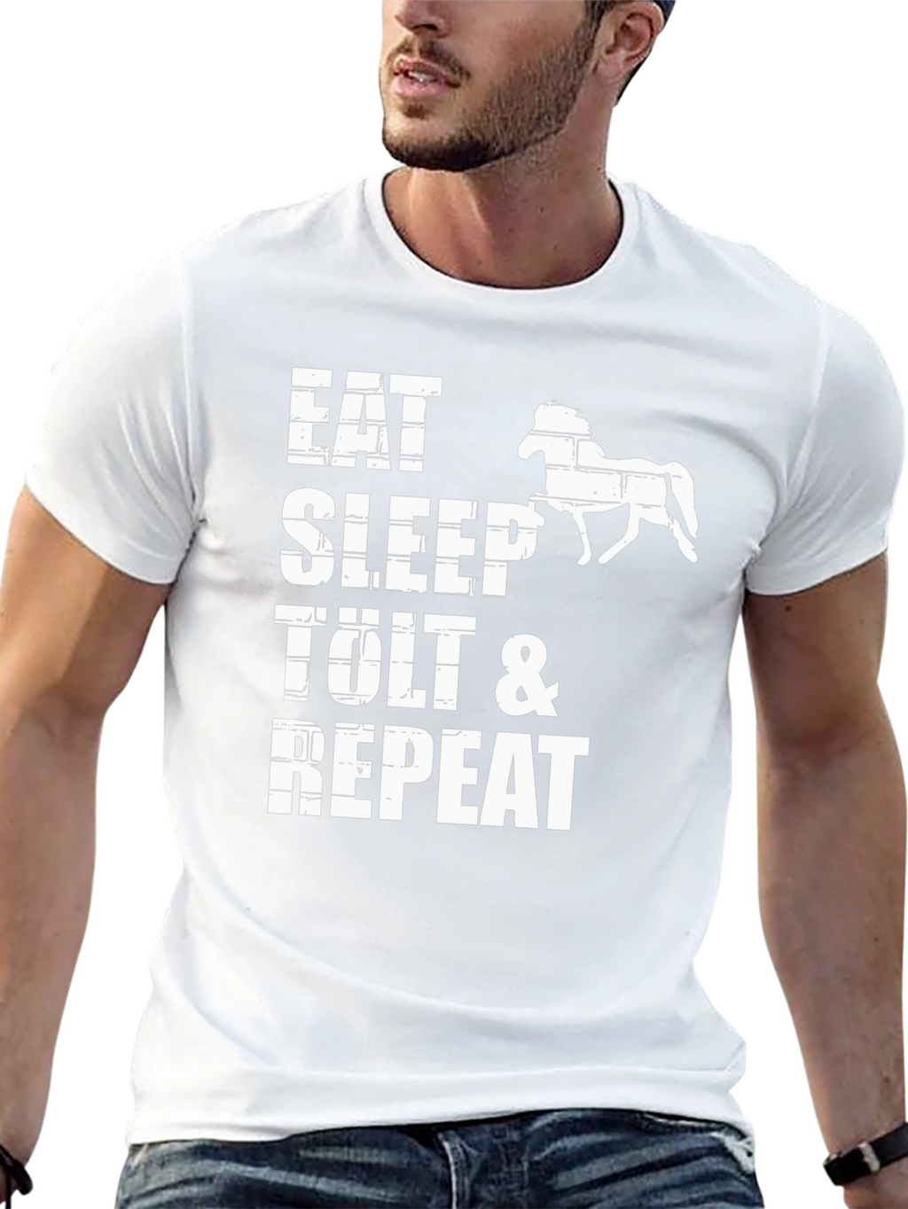 Eat Sleep Tolt & Repeat Black T-Shirt