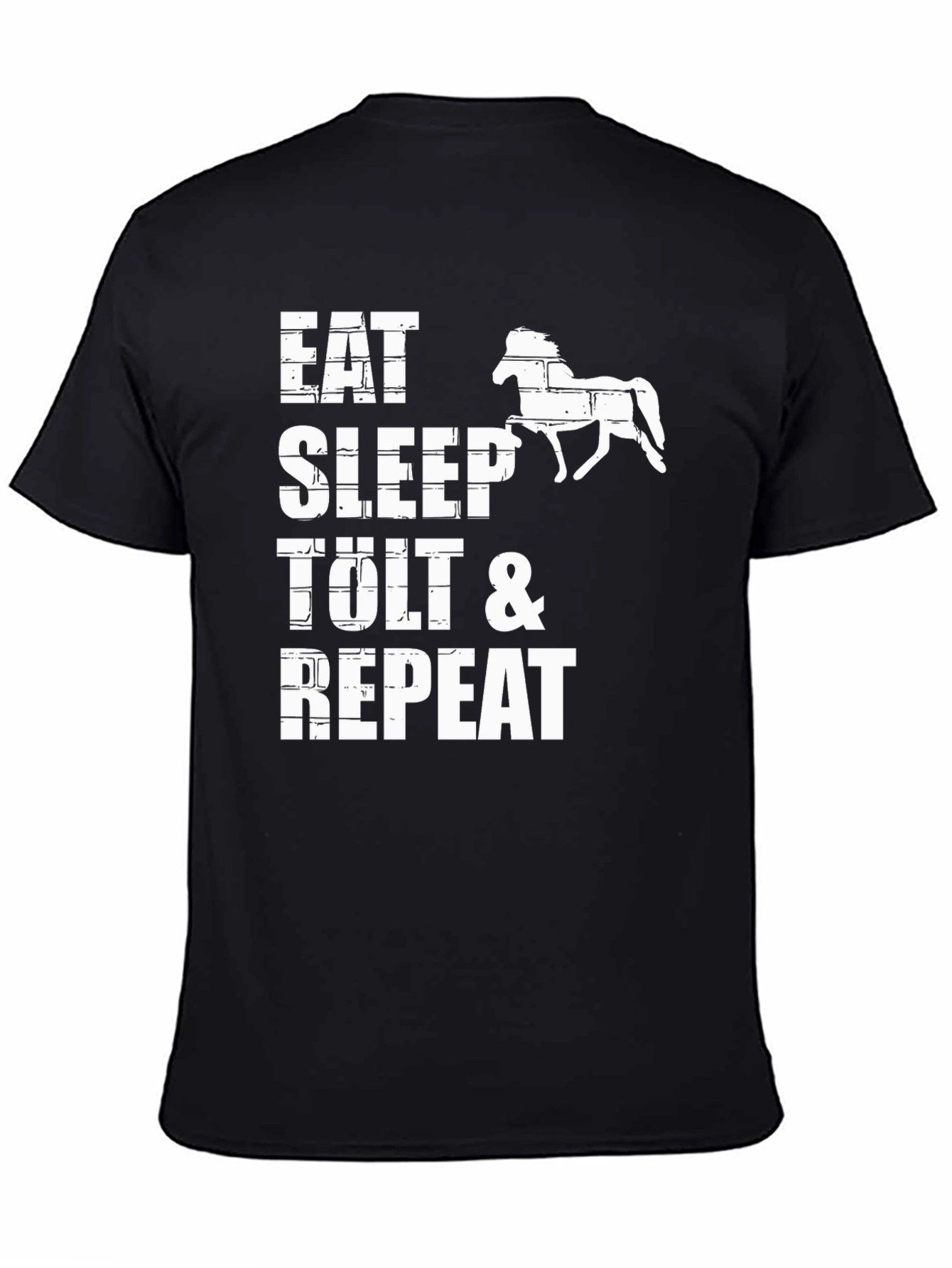 Eat Sleep Tolt & Repeat Black T-Shirt