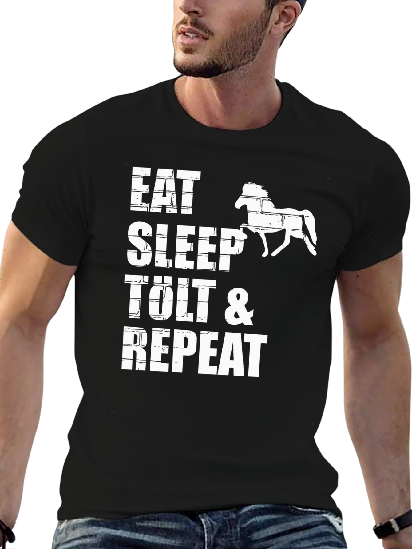 Eat Sleep Tolt & Repeat Black T-Shirt