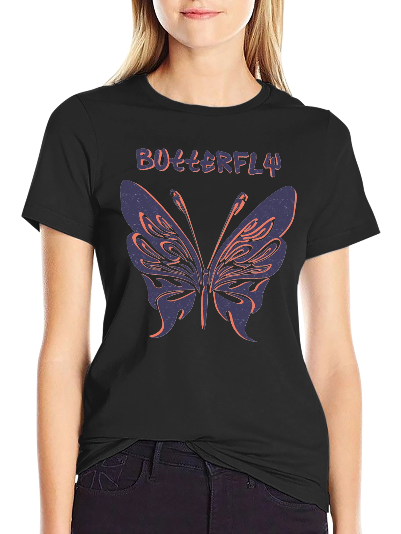 Butterfly Graphic T-Shirt