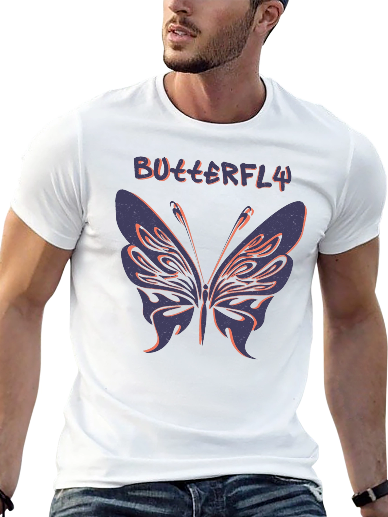 Butterfly Graphic T-Shirt