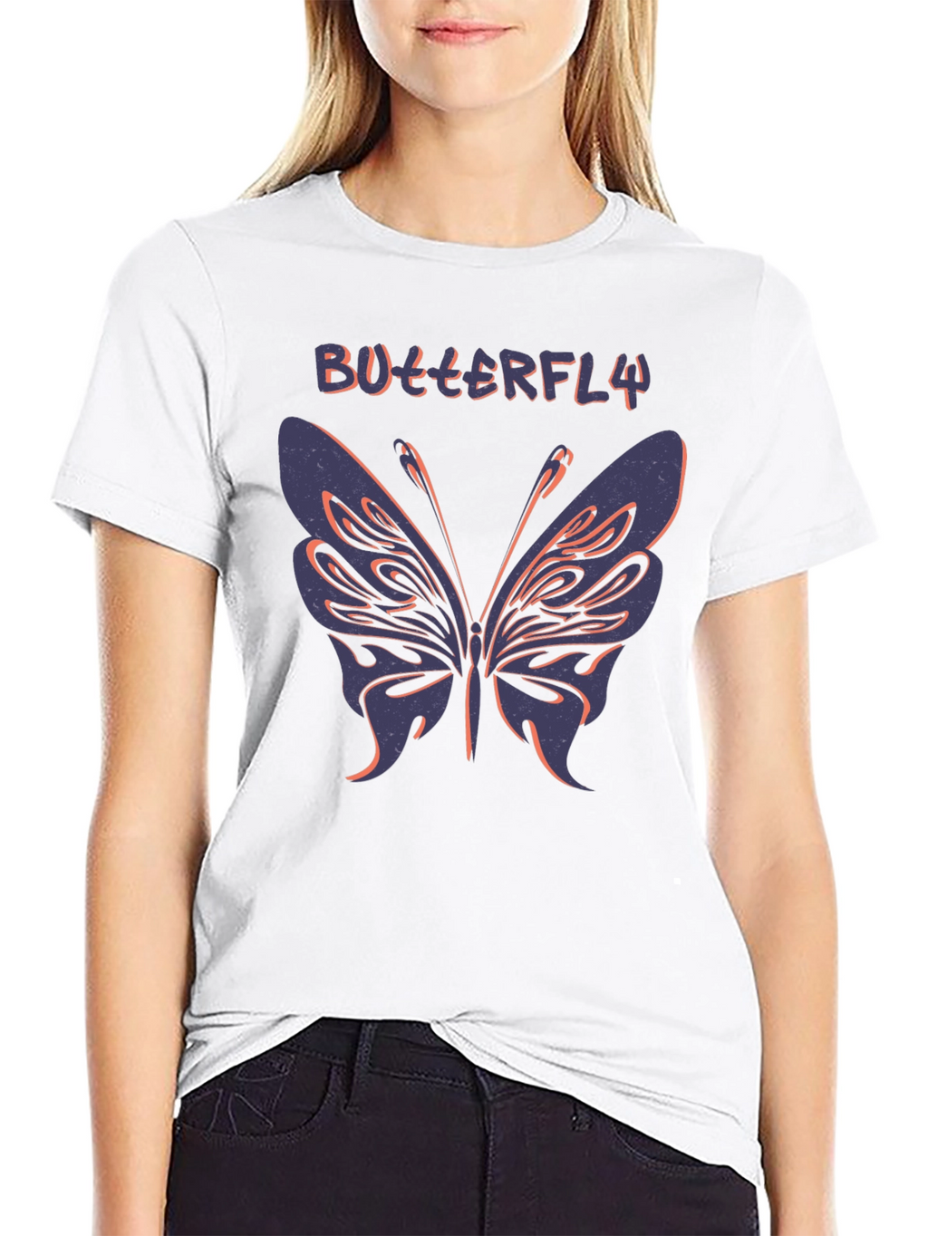 Butterfly Graphic T-Shirt