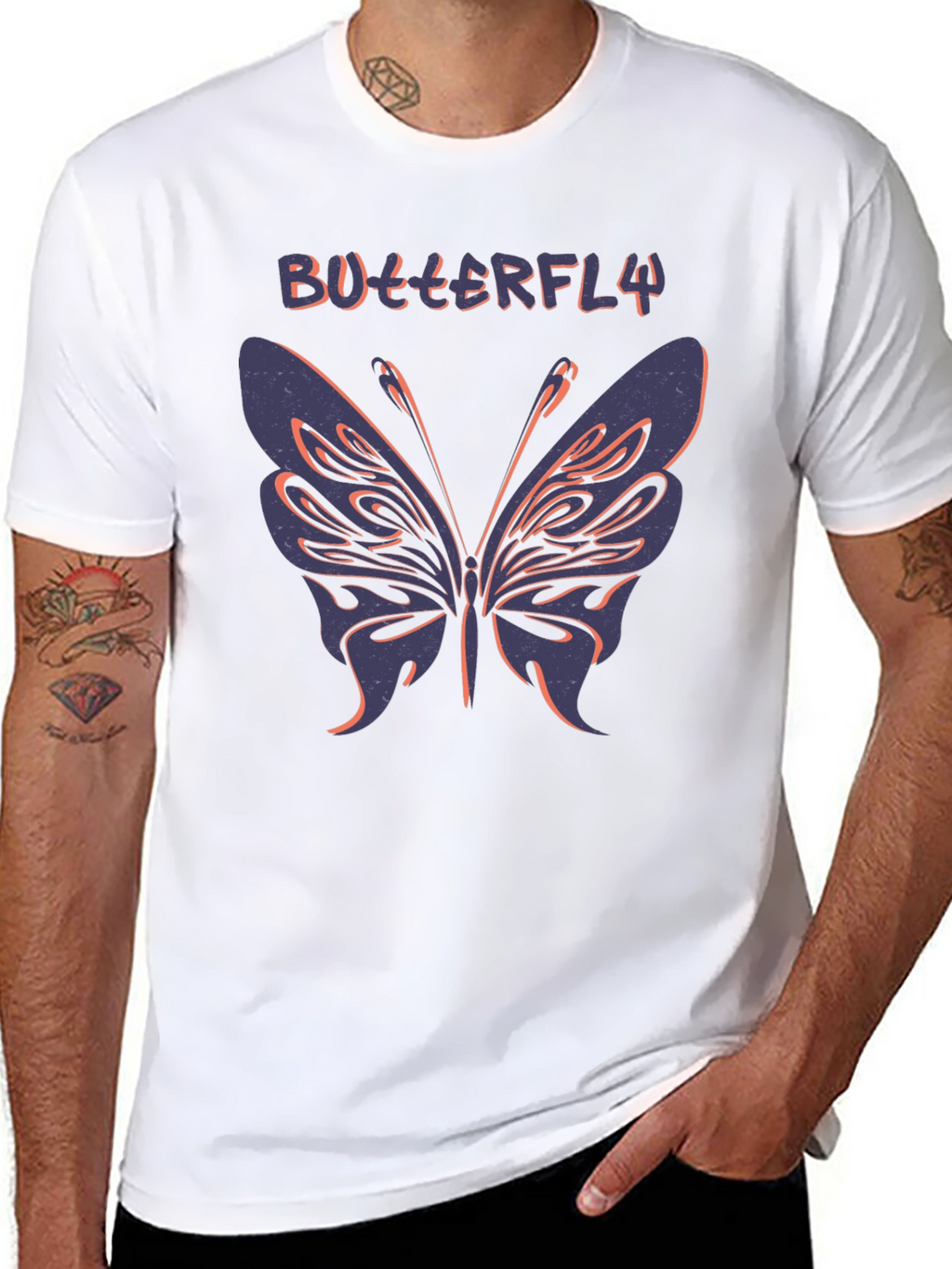 Butterfly Graphic T-Shirt
