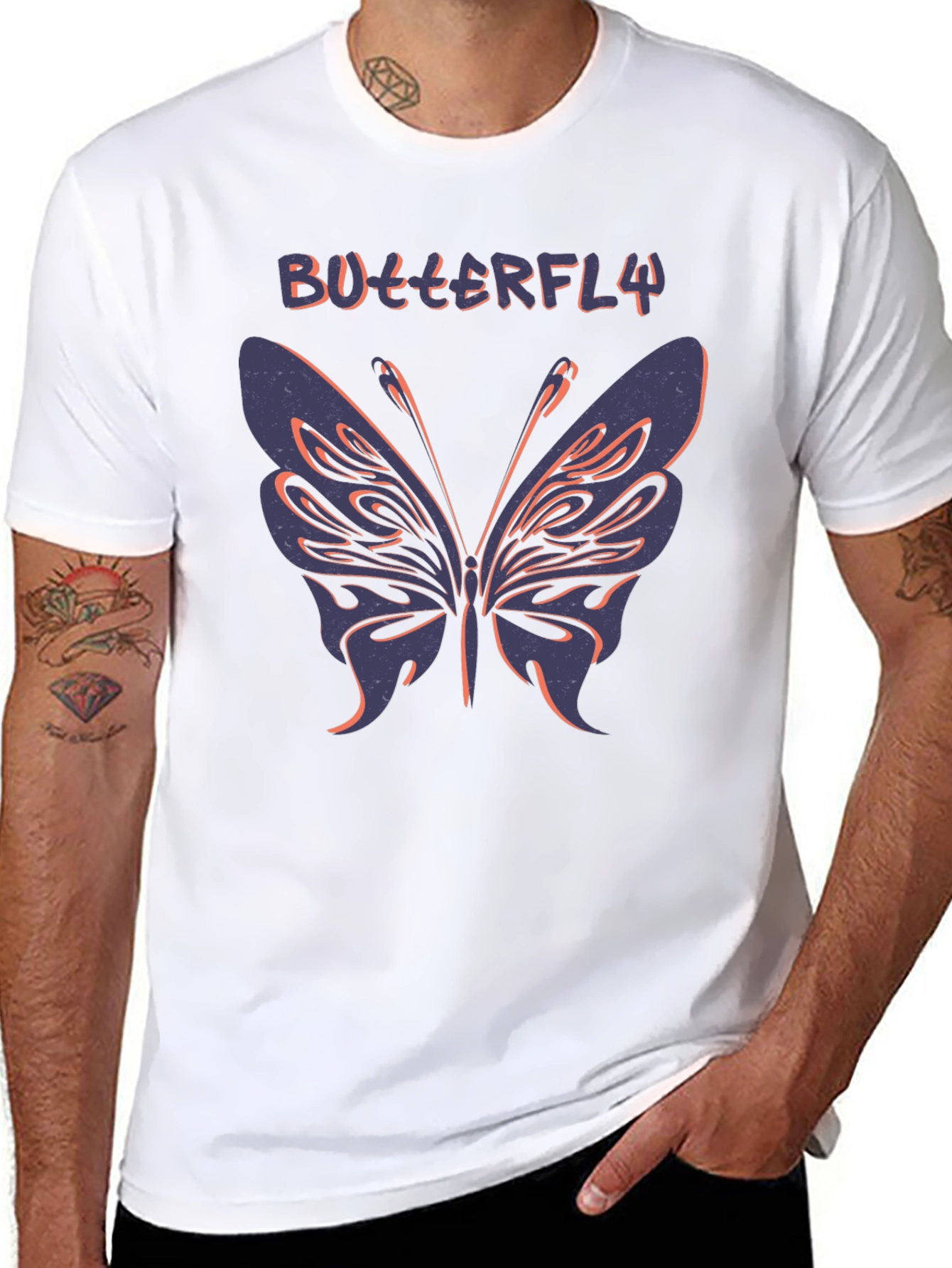 Butterfly Graphic T-Shirt