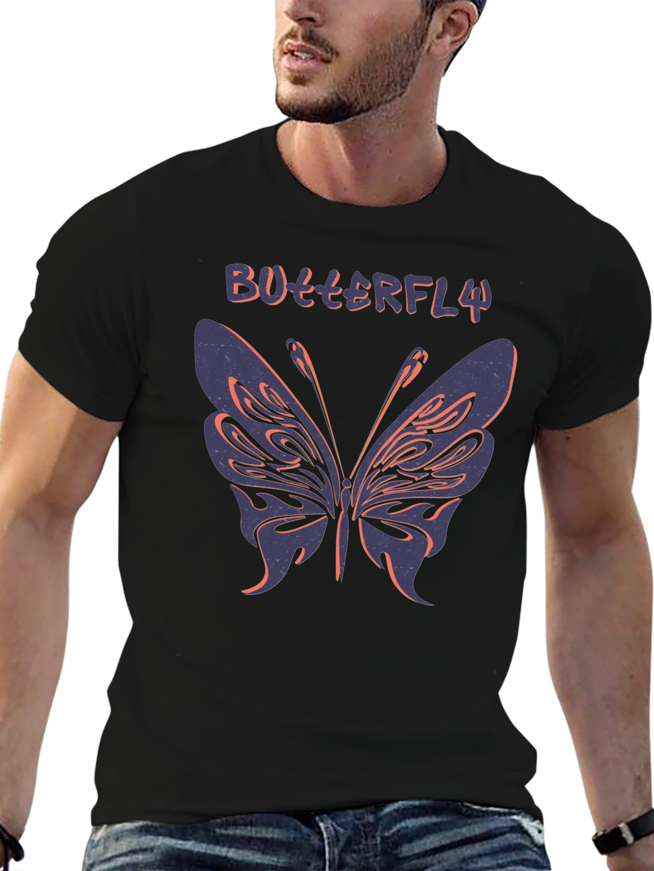 Butterfly Graphic T-Shirt