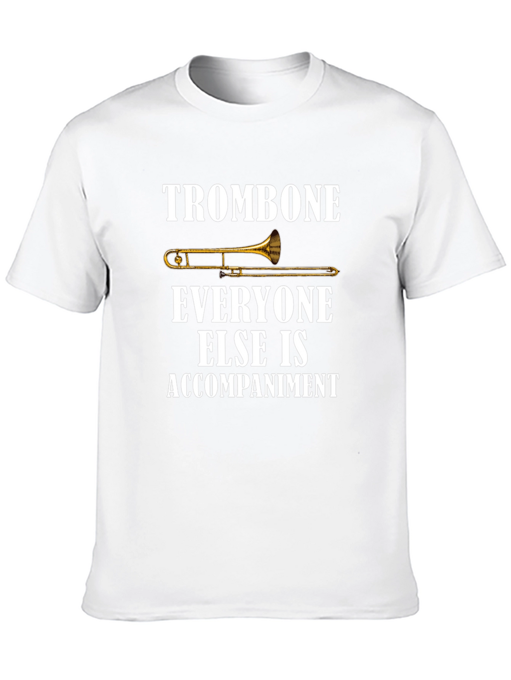 Trombone Player Graphic Tee - Music Lover Shirt