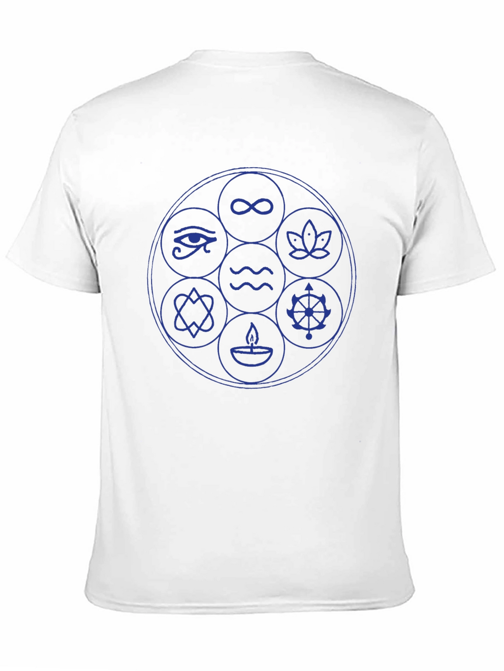 Mystic Symbols Graphic T-Shirt - Black