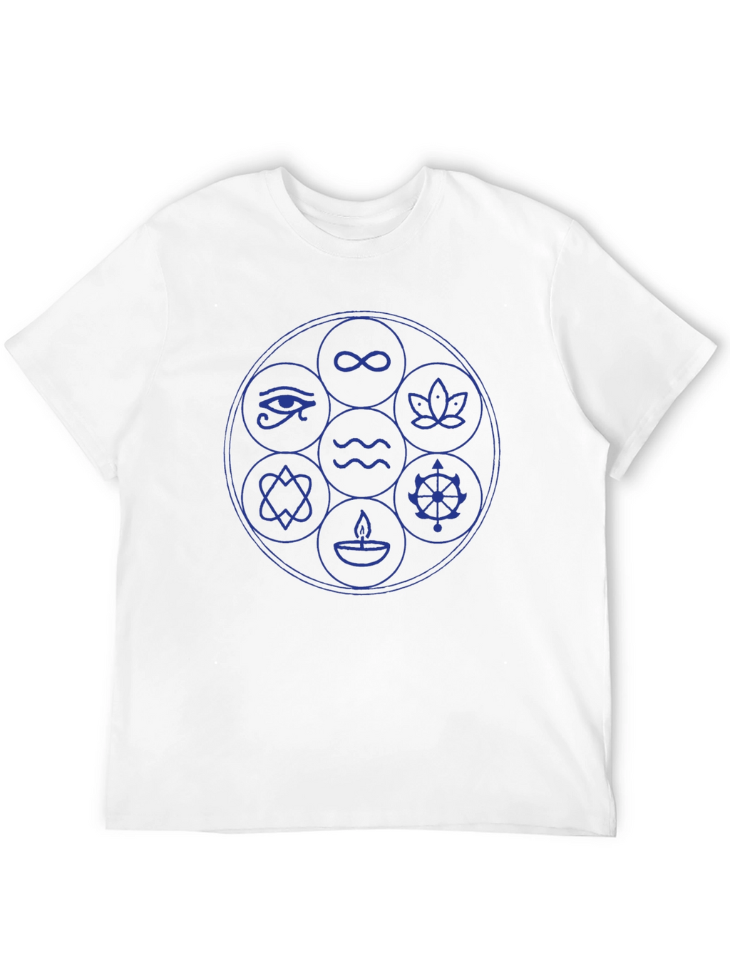 Mystic Symbols Graphic T-Shirt - Black