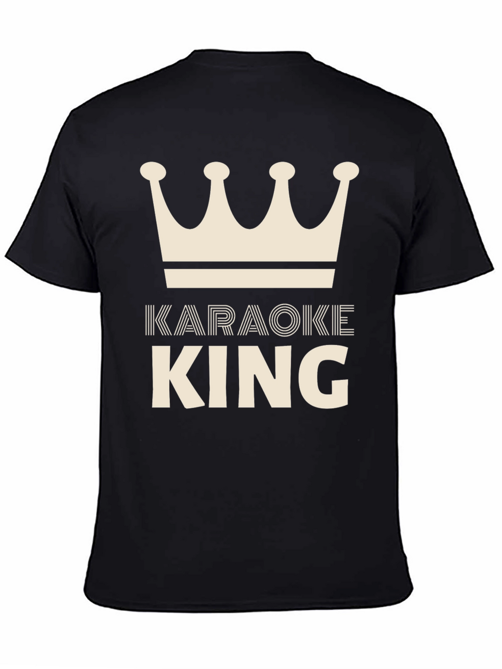 Karaoke King T-Shirt - Crown Graphic Tee