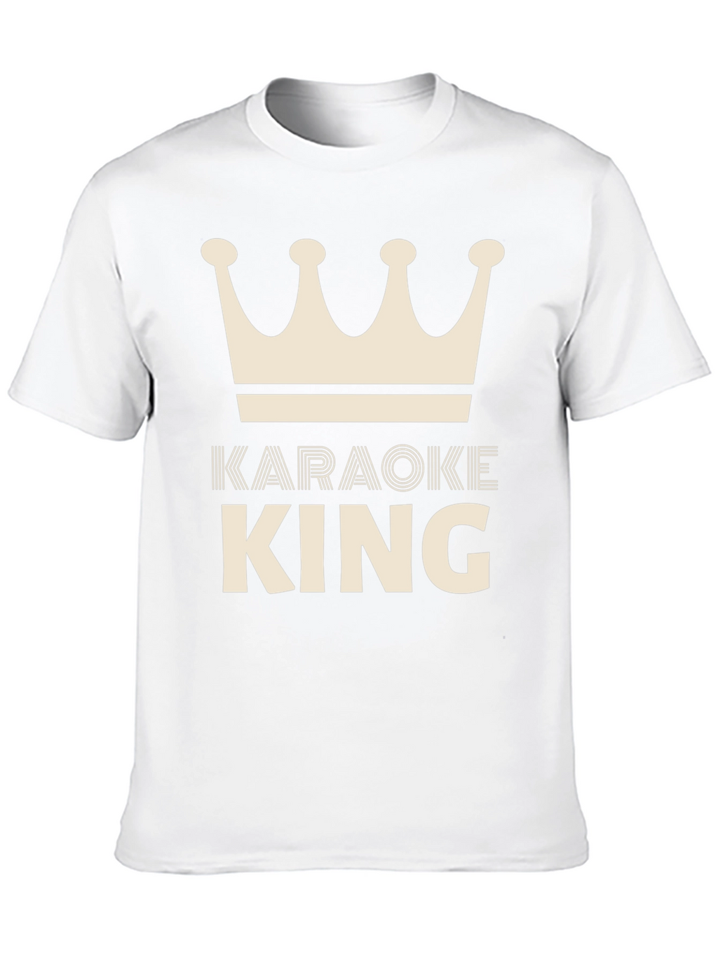 Karaoke King T-Shirt - Crown Graphic Tee