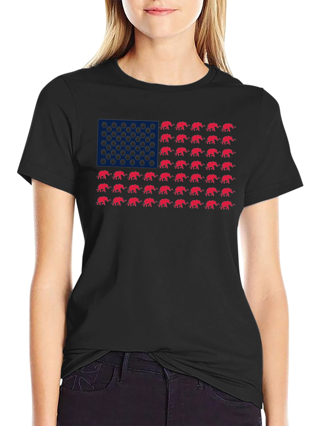 Republican Elephant Flag T-Shirt