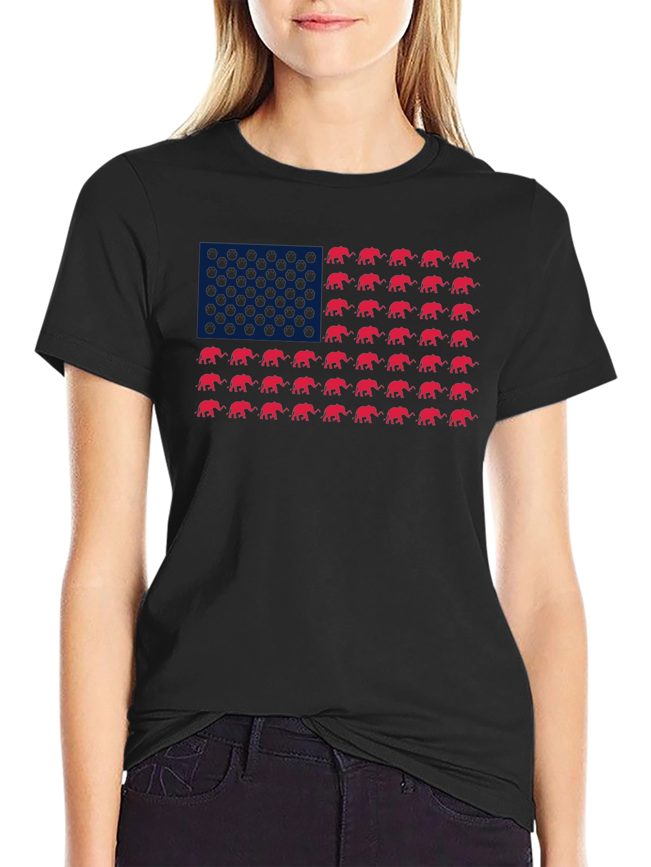 Republican Elephant Flag T-Shirt