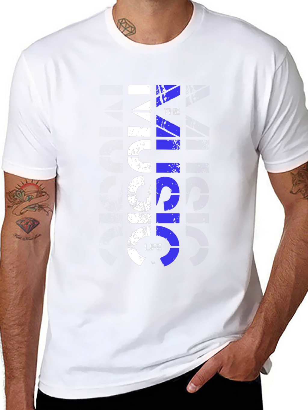 Music is Life Mens Graphic Tee