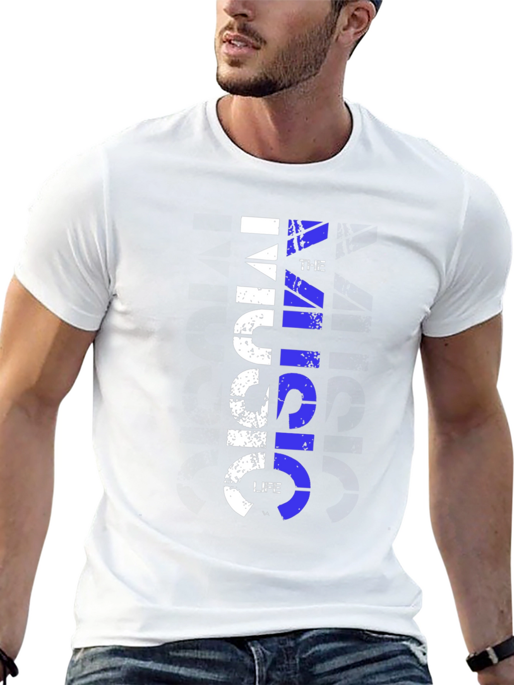 Music is Life Mens Graphic Tee